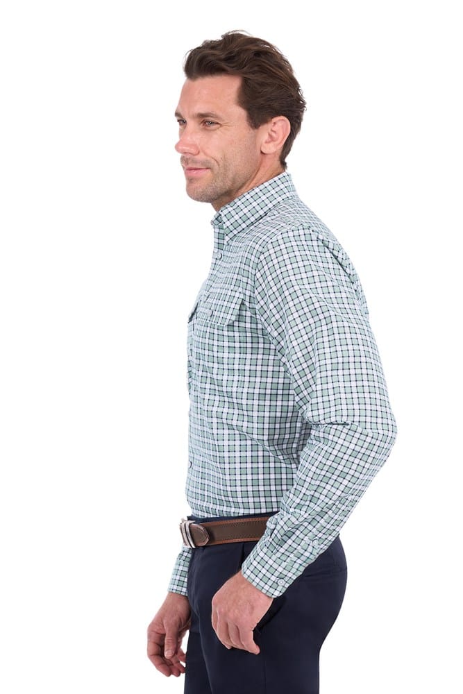 Load image into Gallery viewer, Thomas Cook Mens Rory 2 Pocket Long Sleeve Shirt
