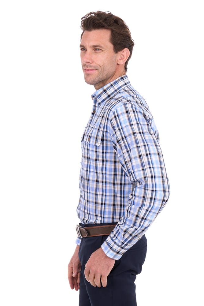 Load image into Gallery viewer, Thomas Cook Mens Roman 2 Pocket Long Sleeve Shirt
