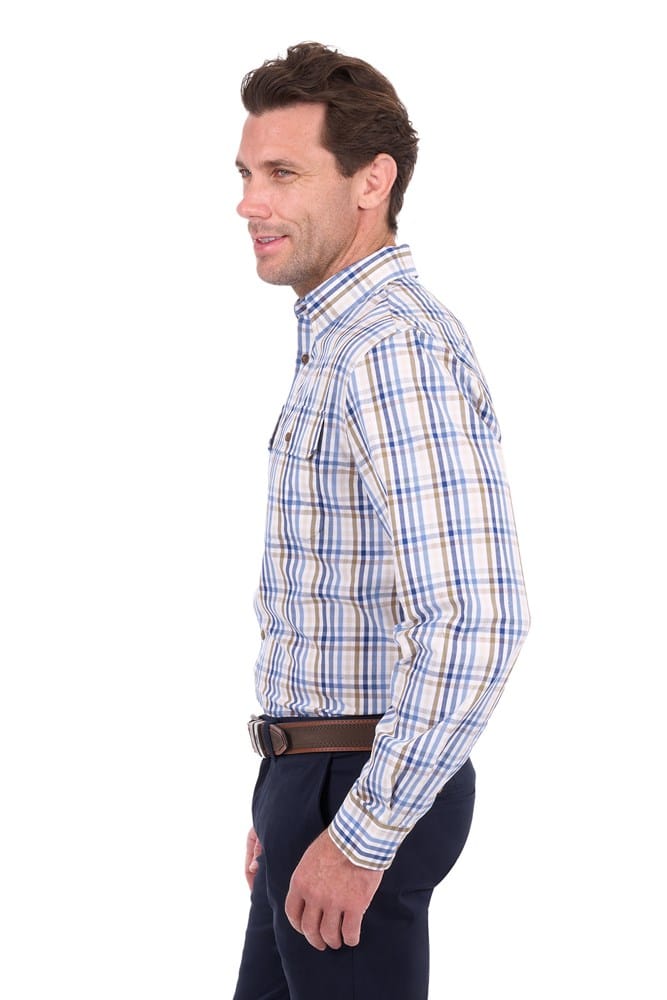 Load image into Gallery viewer, Thomas Cook Mens Tommy 2 Pocket Long Sleeve Shirt

