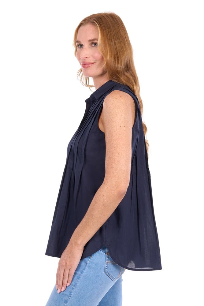 Load image into Gallery viewer, Thomas Cook Womens Pearl Sleeveless Shirt
