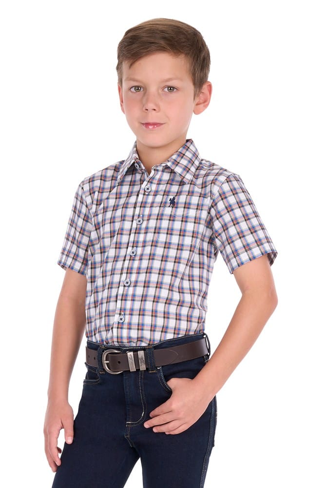 Load image into Gallery viewer, Thomas Cook Boys Arlo 1 Pocket Short Sleeve Shirt
