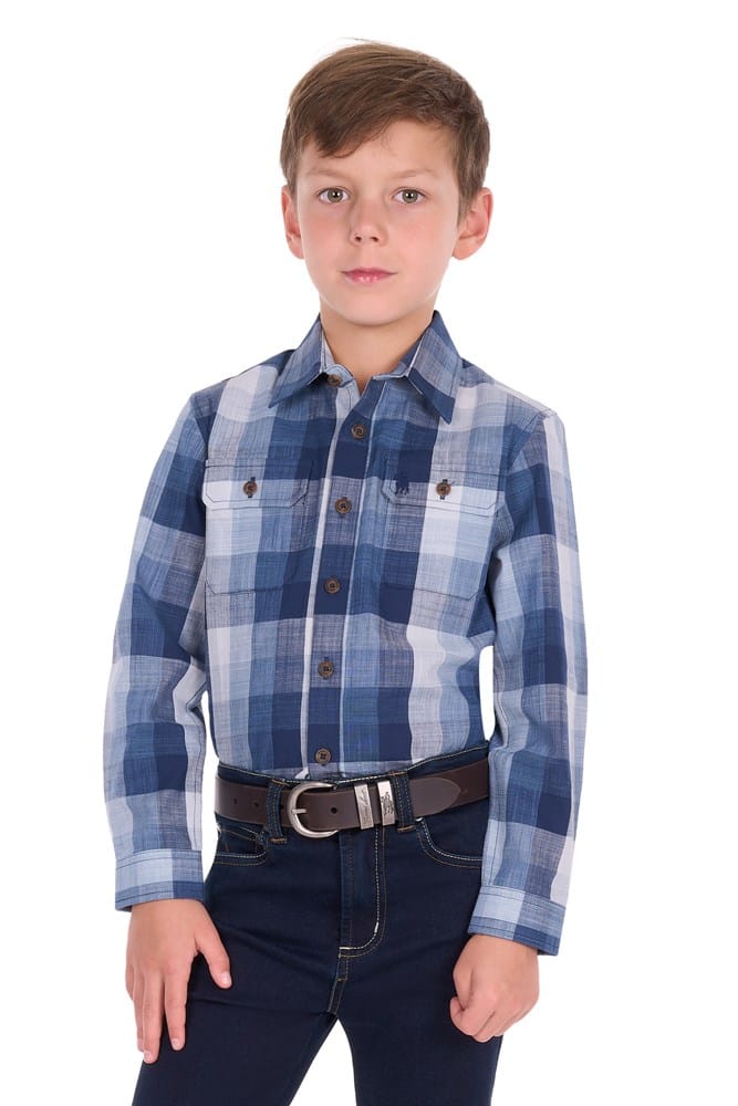 Load image into Gallery viewer, Thomas Cook Boys Oscar 2 Pocket Long Sleeve Shirt
