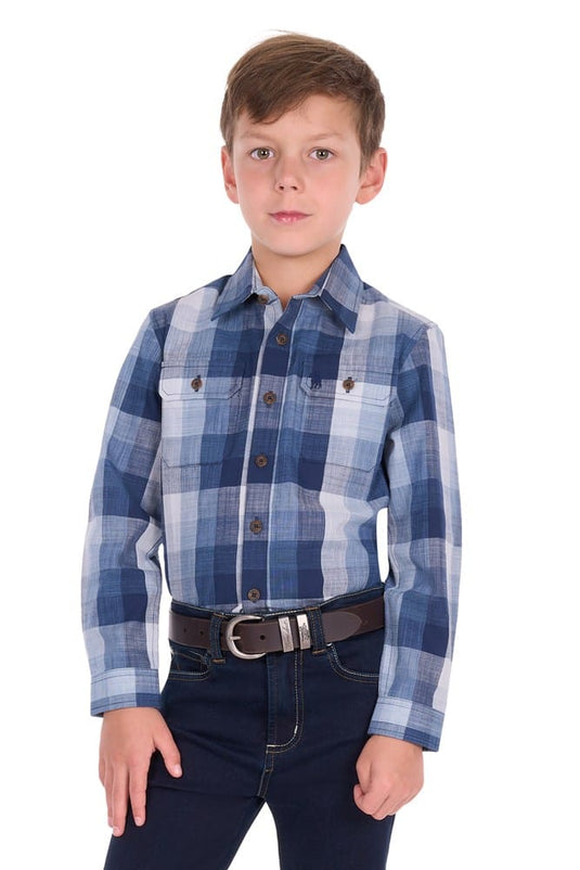 Thomas Cook Boys Oscar 2 Pocket Long Sleeve Shirt