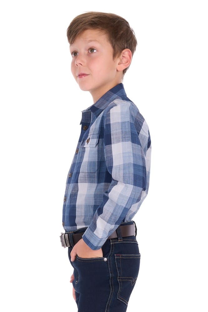 Load image into Gallery viewer, Thomas Cook Boys Oscar 2 Pocket Long Sleeve Shirt
