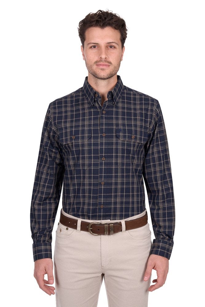 Load image into Gallery viewer, Thomas Cook Mens Adam 2 Pocket Long Sleeve Shirt
