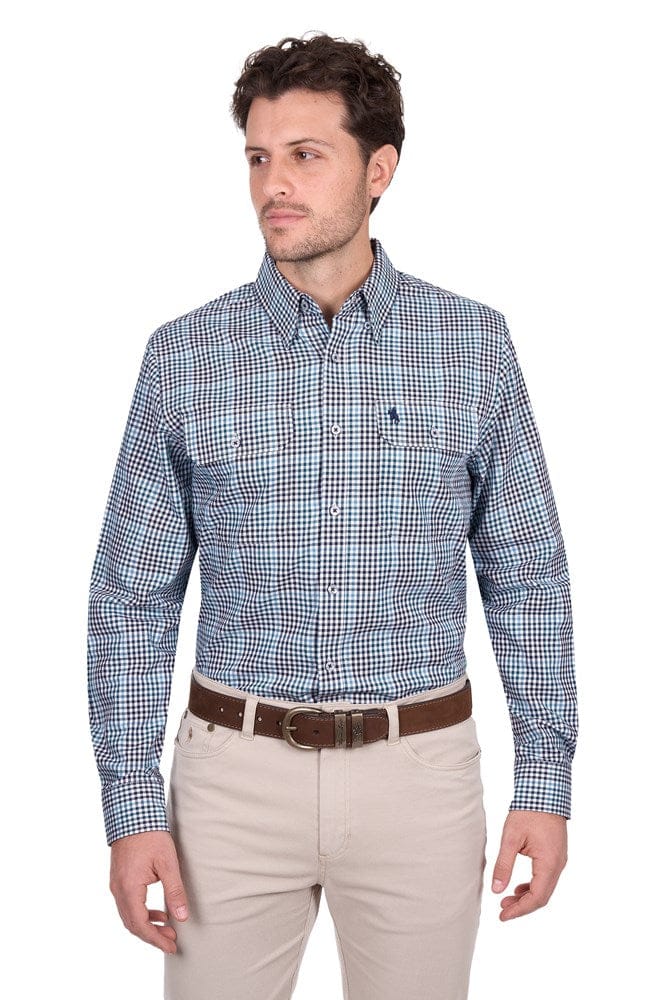 Load image into Gallery viewer, Thomas Cook Mens Stephen 2 Pocket Long Sleeve Shirt
