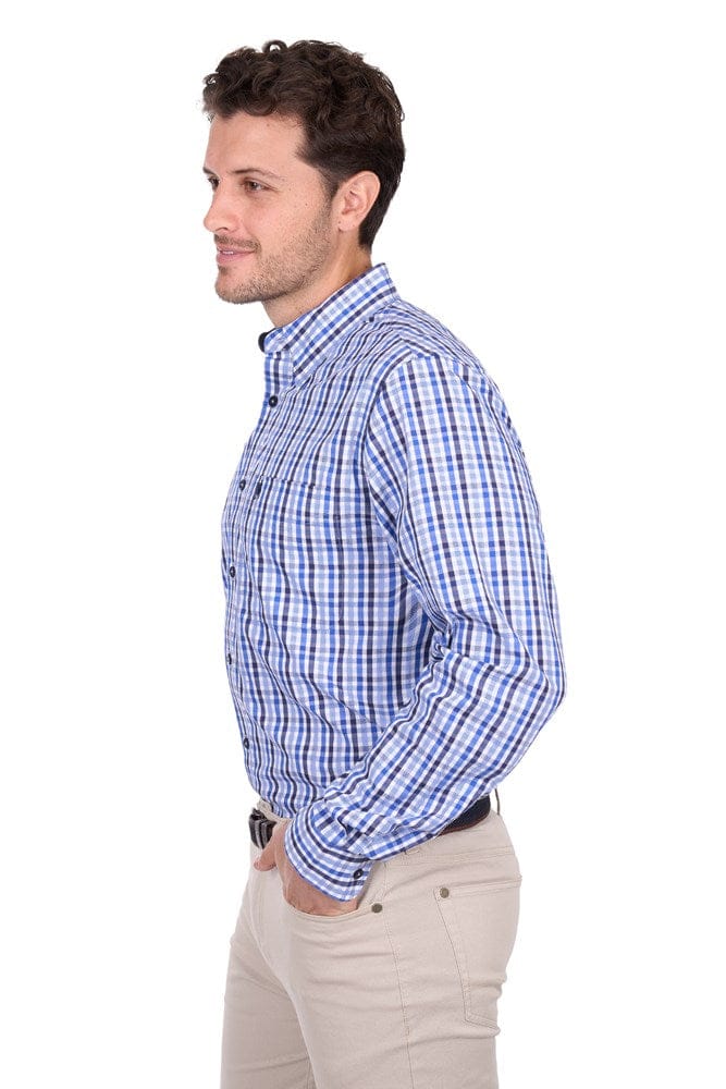 Load image into Gallery viewer, Thomas Cook Mens Andrew 1 Pocket Long Sleeve Shirt
