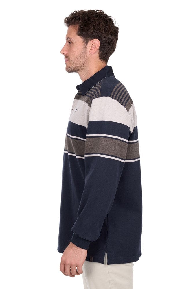 Load image into Gallery viewer, Thomas Cook Mens Bryan Stripe Rugby
