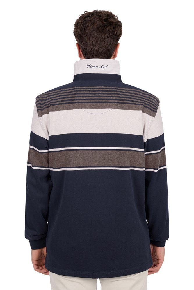 Load image into Gallery viewer, Thomas Cook Mens Bryan Stripe Rugby
