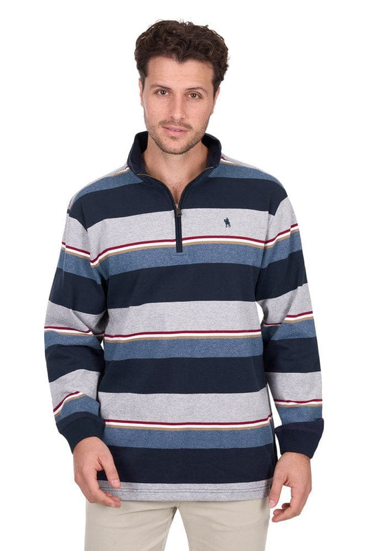 Thomas Cook Mens Nathan 1/4 Zip Rugby