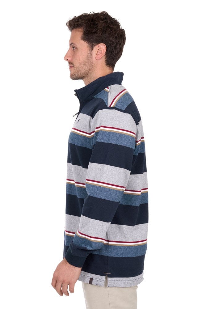 Load image into Gallery viewer, Thomas Cook Mens Nathan 1/4 Zip Rugby
