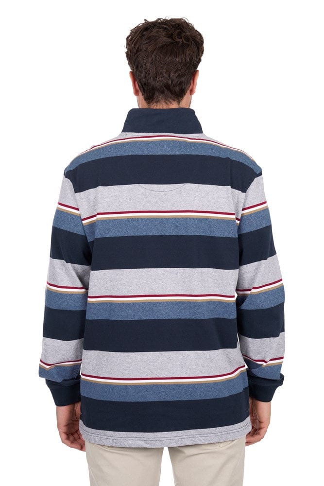 Load image into Gallery viewer, Thomas Cook Mens Nathan 1/4 Zip Rugby
