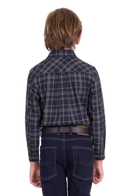 Thomas Cook Boys Adam 2 Pocket Long Sleeve Shirt