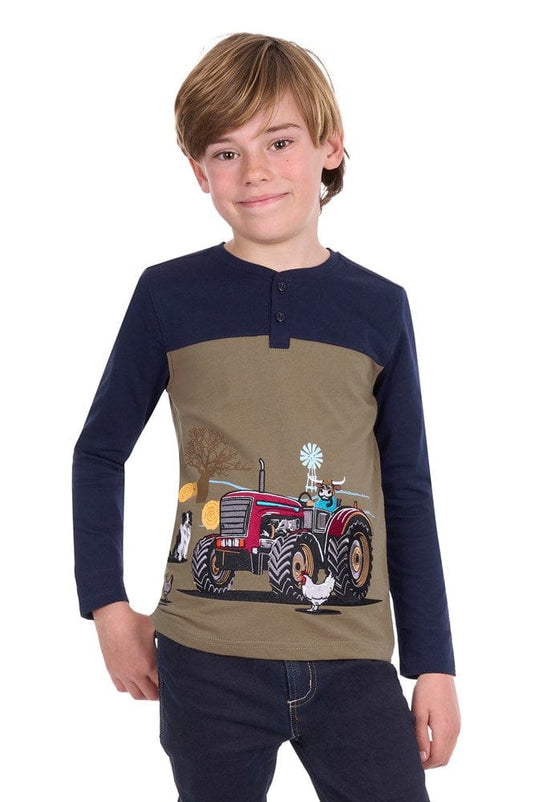 Thomas Cook Boys Karl Henley Long Sleeve Tee