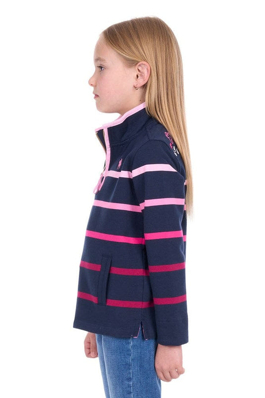 Thomas Cook Girls Gemma 1/4 Zip Rugby