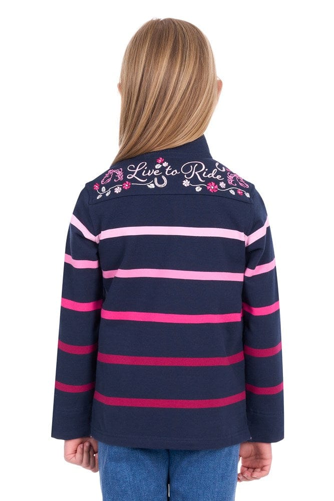Load image into Gallery viewer, Thomas Cook Girls Gemma 1/4 Zip Rugby
