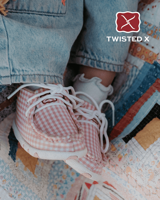 Twisted X Infant’s Casual Elastic Boot - Pink/White