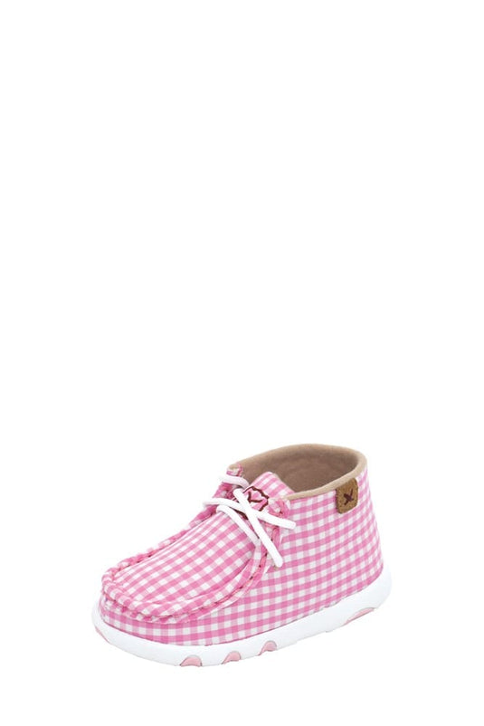 Twisted X Infant’s Casual Elastic Boot - Pink/White