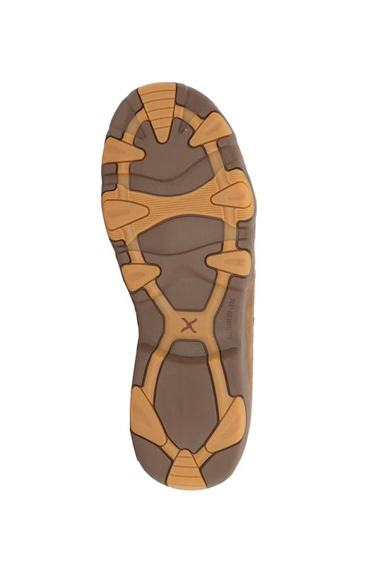 Twisted X Mens Ultralite X Driving Mocs Slip On - Brown/Multi