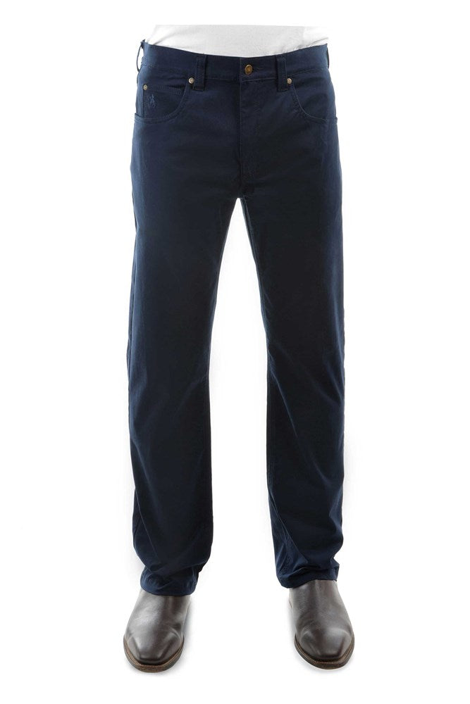 Load image into Gallery viewer, Thomas Cook Comfort Waist Moleskins (Navy)
