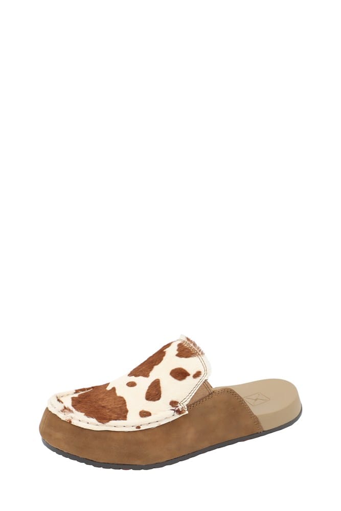 Load image into Gallery viewer, Twisted X Women’s Mule - Cowhide Multi/Brown
