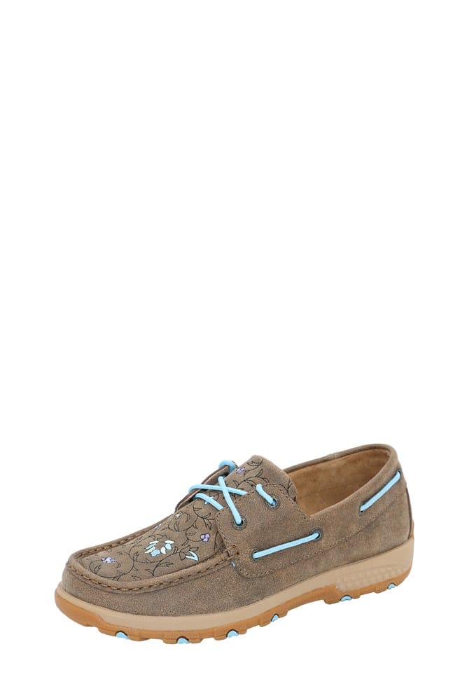 Load image into Gallery viewer, Twisted X Womens Floral CellStretch® Mocs Lace Up
