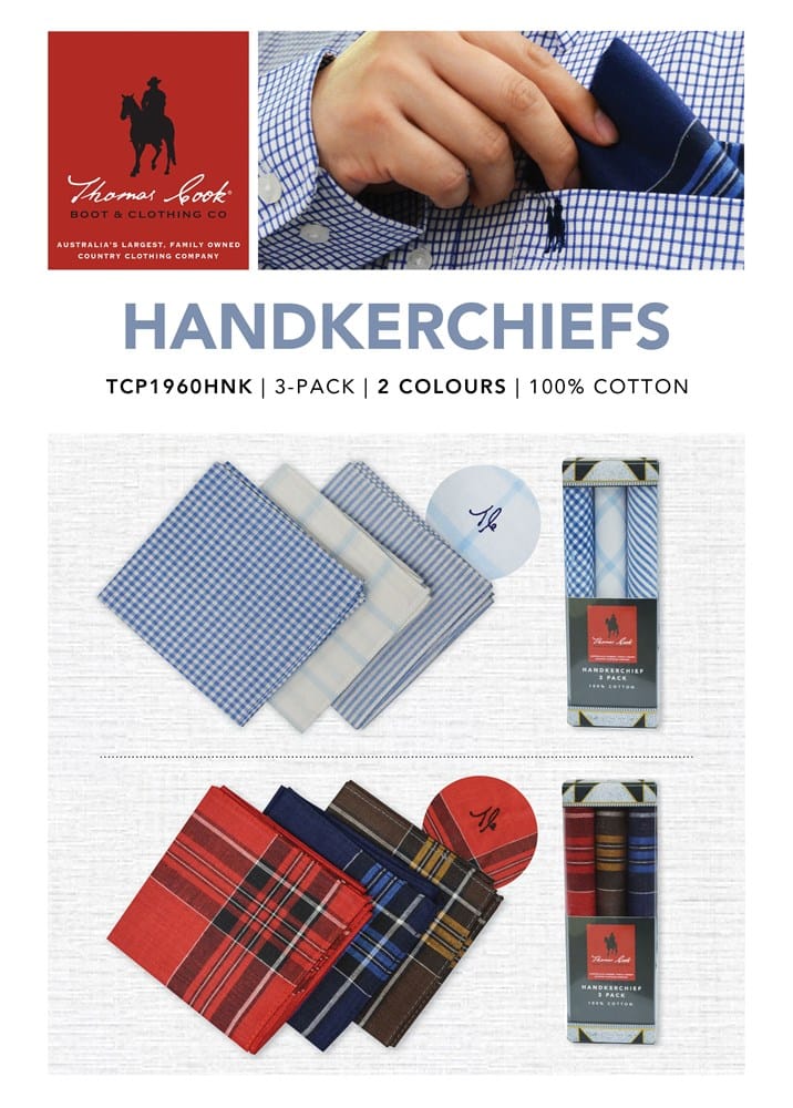 Load image into Gallery viewer, Thomas Cook Handkerchief 3 Pack

