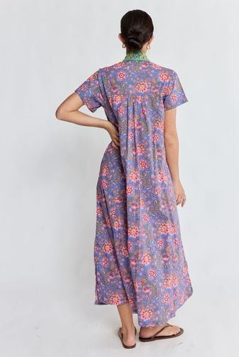 Load image into Gallery viewer, Ibisa Womens Teeta Dress - Ocean
