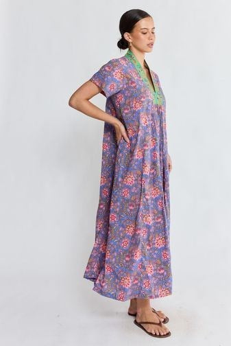 Load image into Gallery viewer, Ibisa Womens Teeta Dress - Ocean

