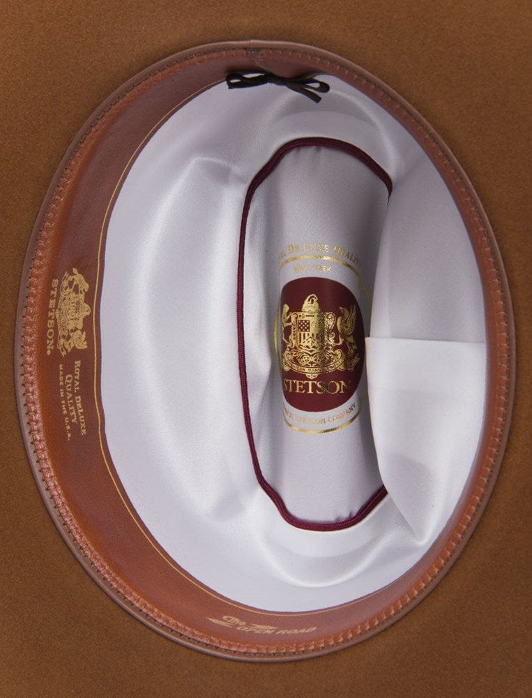 Load image into Gallery viewer, Stetson Open Road Royal Deluxe Hat - Cognac
