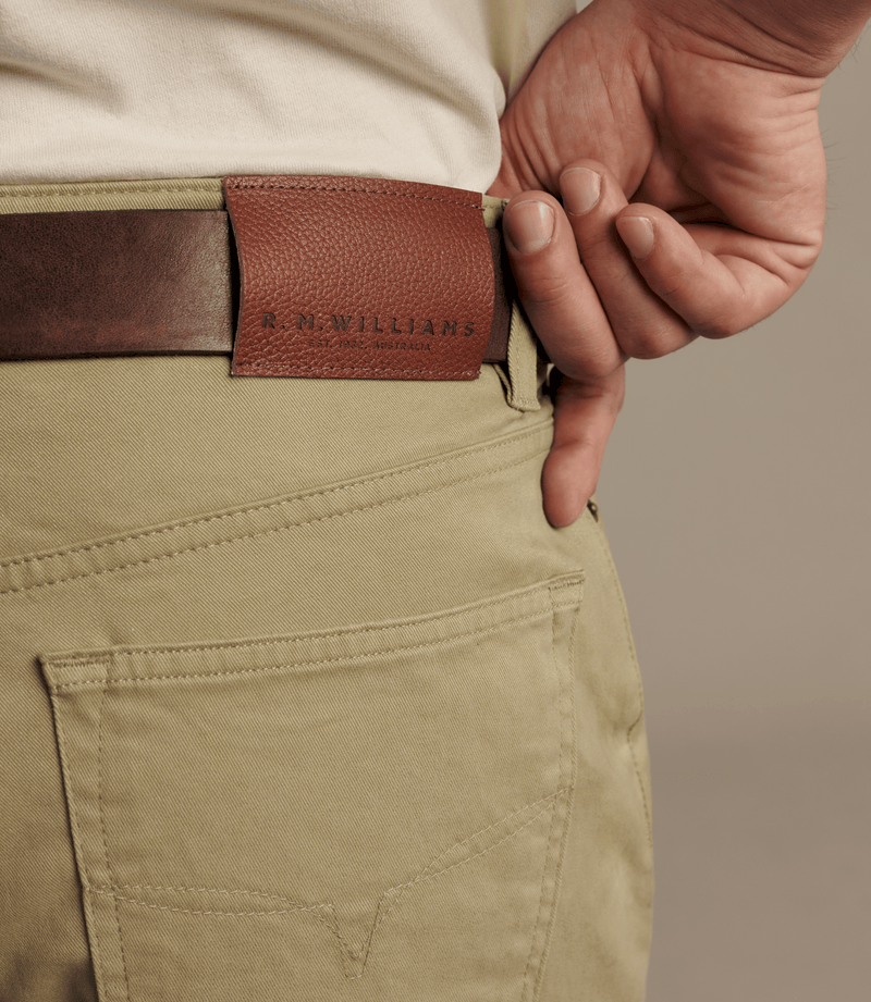 Load image into Gallery viewer, R.M. Williams Mens Loxton 5 Pocket Jean - Khaki
