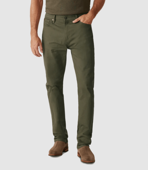 R.M. Williams Mens Ramco Jeans - Olive