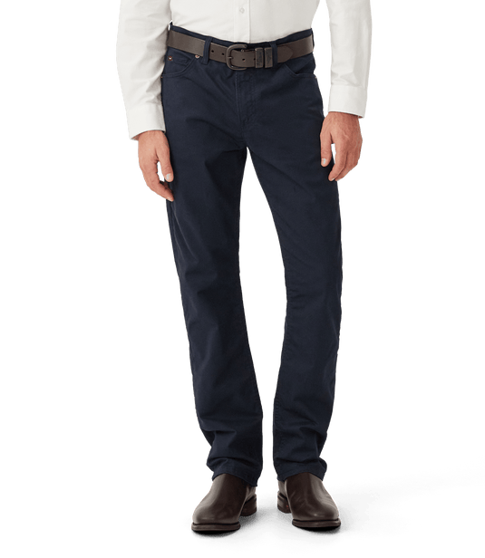 R.M. Williams Mens Ramco 5 Pocket Jean - Navy