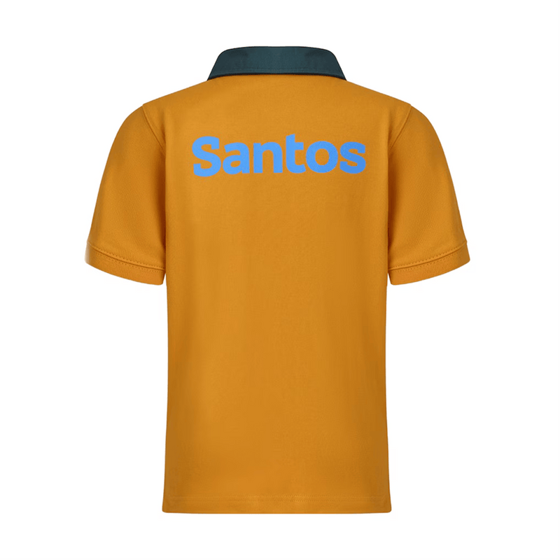 Load image into Gallery viewer, Castore Mens Wallabies Home Classic Short Sleeve Shirt - Gold/Green
