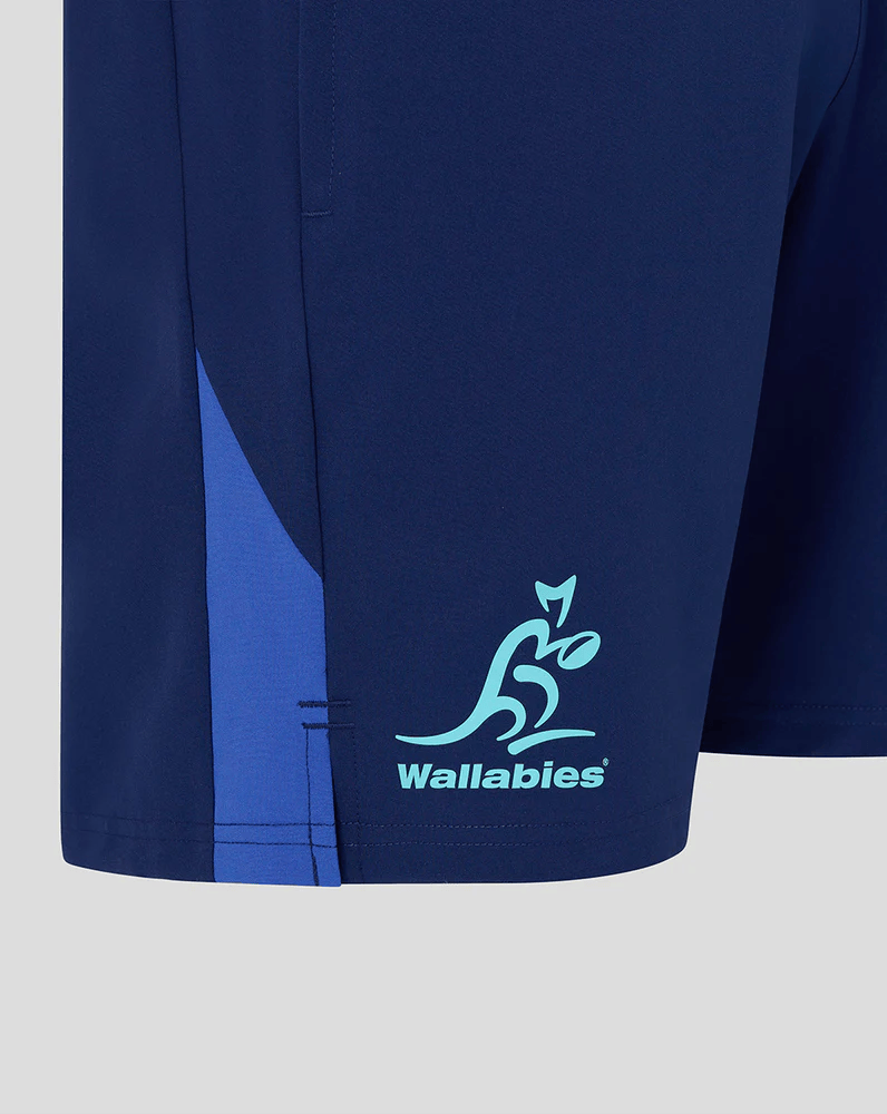 Load image into Gallery viewer, Castore Wallabies Performace Woven Shorts - Beacon Blue/Dazzling Blue
