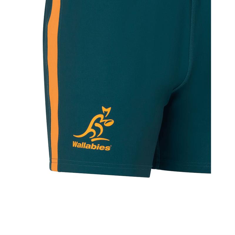 Load image into Gallery viewer, Castore Youth Wallabies Performace Woven Shorts - Rugby Australia Green
