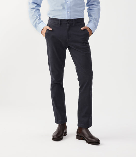 R.M. Williams Mens Stirling Chino Trousers - Navy
