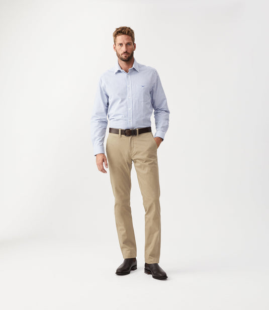R.M. Williams Mens Stirling Chino Trousers - Buckskin