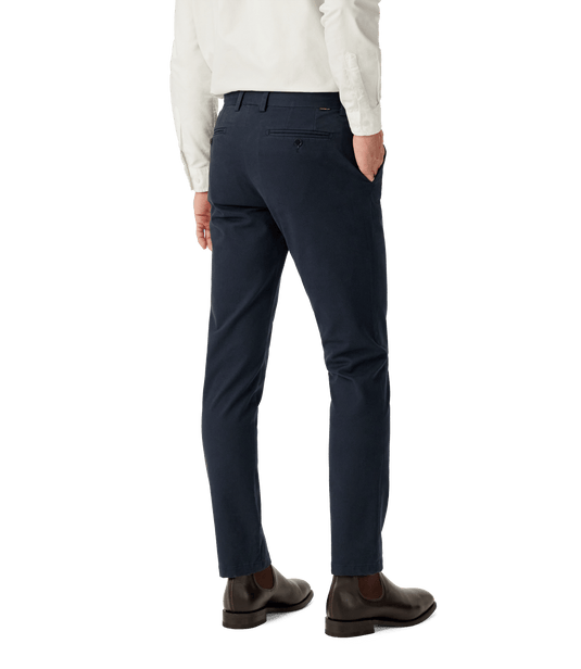R.M. Williams Mens Coolac Stretch Cotton Chino - Navy