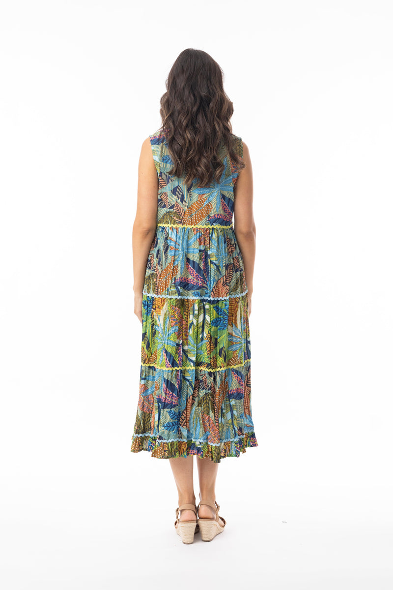 Load image into Gallery viewer, Orientique Womens Tayrona Dress Layers Sleeveless
