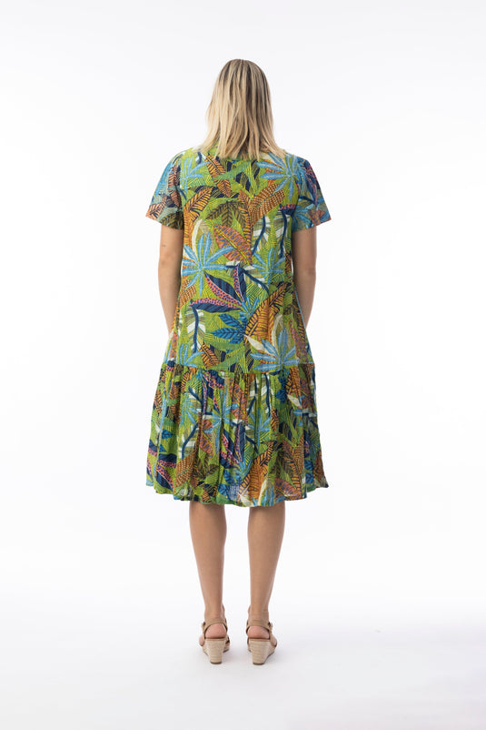 Orientique Womens Tayrona Dress Patch Collar