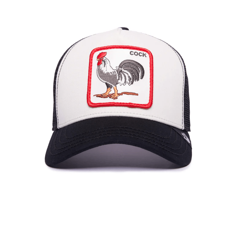 Load image into Gallery viewer, Goorin Bros The Cock Cap - Black and White
