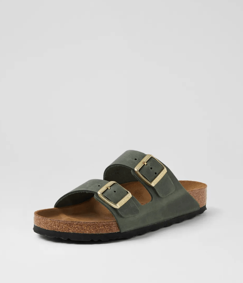 Load image into Gallery viewer, Birkenstock Arizona Thyme Oiled Leather
