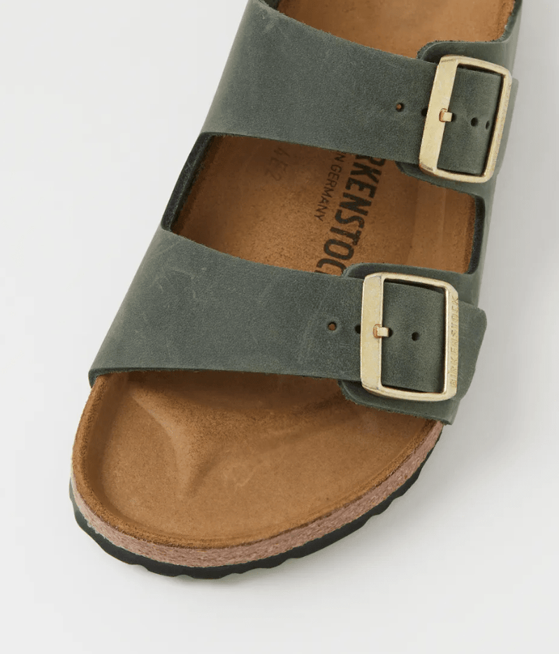 Load image into Gallery viewer, Birkenstock Arizona Thyme Oiled Leather
