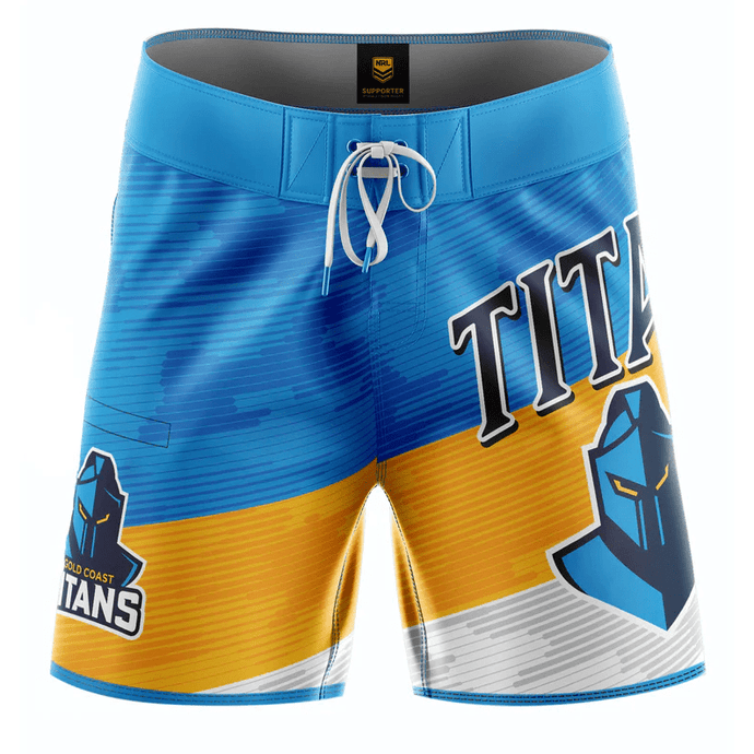 NRL Mens Titans Barrel Board Short