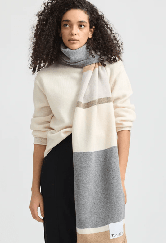 Toorallie Womens Colour Blocked Scarf