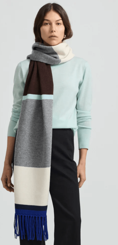 Load image into Gallery viewer, Toorallie Womens Colour Blocked Scarf
