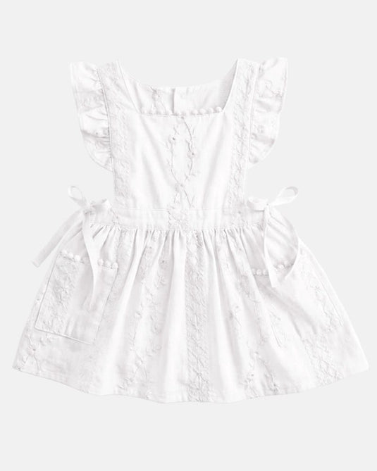 Toshi Baby Pinafore Florence Vanilla