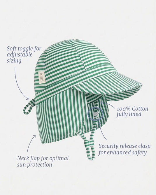 Toshi Baby Flap Cap Mini - Pistachio