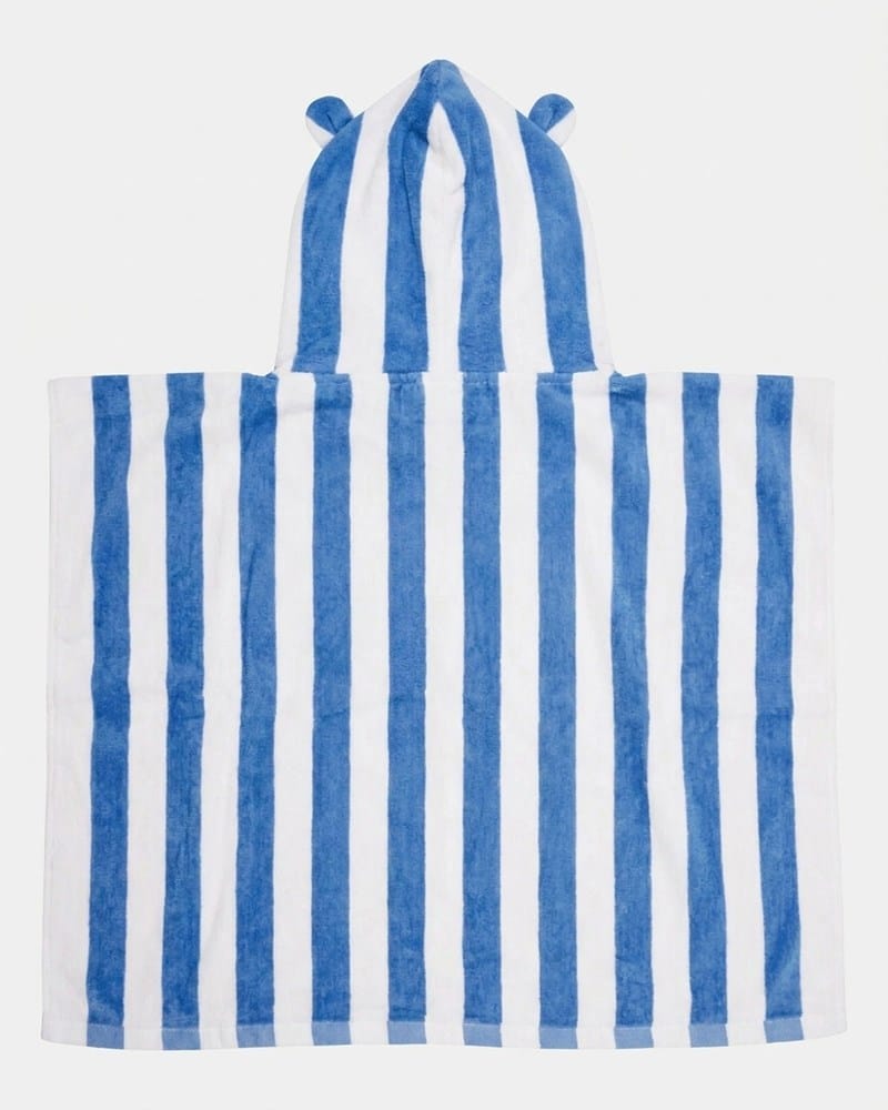 Load image into Gallery viewer, Toshi Kids Hooded Towel Beachcomber - Capri
